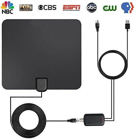 TV Antenna For Digital Tv Indoor Digital Antenna, HDTV Antenna, 50+ Miles Indoor TV Antenna With Detachable Amplifier USB Power Supply Signal Booster 1080P HDV/CJH-158A High Strong And Stable Signal