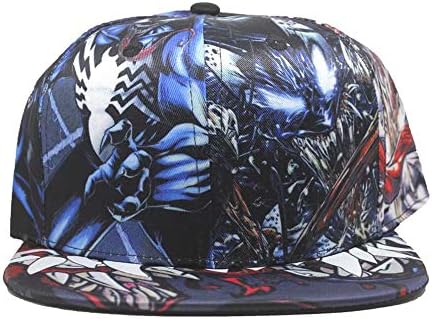 Spider Venom Printed Baseball Cap Snapback Hat Cosplay Accessory