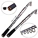 Sougayilang Portable Telescopic Carbon Fishing Rod Travel Spinning Saltwater Fishing Pole