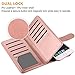 iPhone 8 Plus Case,iPhone 7 Plus Case,Dailylux iPhone 7 Plus Wallet Case Premium PU Leather+TPU inner shell Flip Case With 9 Card Slot Cover for iphone 8 Plus/7 Plus 5.5 inch-Bling Rose Gold