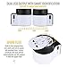 DANDELION Travel Adapter Outlet Adapter Traveler Accessory Universal Wall Charger 2 USB Ports (UK, USA, AU, Europe, Asia) International Power Plug Adaptor for Multiple Socket Type C, A, I, G (Black)