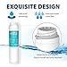 AQUACREST GXRLQR Inline Water Filter, Compatible with GE SmartWater Twist Lock In-Line GXRLQR Water Filter (Pack of 3)