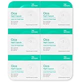 The Potions Cica Night Capsule | 6 Count, 2 ml each | For Acne prone, sensitive skin | Soothing, Balancing, Skin Barrier | Product of Korea