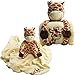 Baby Touch Baby Blanket Giraffe and Plush with 11-Inch Giraffe Toy and Ebook