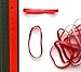 Crafted-Brand Heavy Duty Rubber Bands | Big Thick XL Large UV Resistant Red Rubber-Bands for Fishing, RC, or Hair + Use What the Pros Use + 20 Pack Kit (# 64-size, 6 mm Wide x 3 1/2 Inch Long)