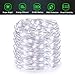 Adecorty Solar String Lights, Solar Fairy Lights 66ft 200 LED 8 Modes Silver Wire Lights Outdoor String Lights Waterproof Solar Decorative Lights for Patio Garden Yard Wedding Christmas (Cool White)