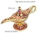 Hipiwe Vintage Magical Legend Aladdin's Genie Lamp for Home/Wedding Table Decoration,Collectable Rare Classic Arabian Costume props Lamp pot &Gift for Party/Halloween/Birthday(Red)
