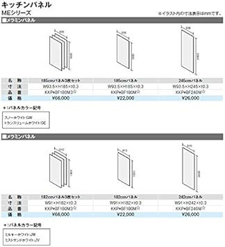 Amazon Lixil キッチンパネル Meシリーズ 1cmパネル3枚セット W93 5 H1 T0 3 Kkpjxbf180m3 キッチン用設備 Amazon Lixil キッチンパネル Meシリーズ 1cmパネル3枚セット W93 5 H1 T0 3 Kkpjxbf180m3 キッチン用設備