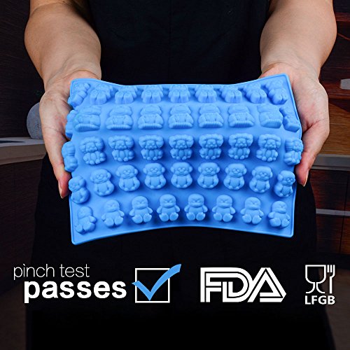 3 Silicone+Candy+Gummy+Bear+Molds