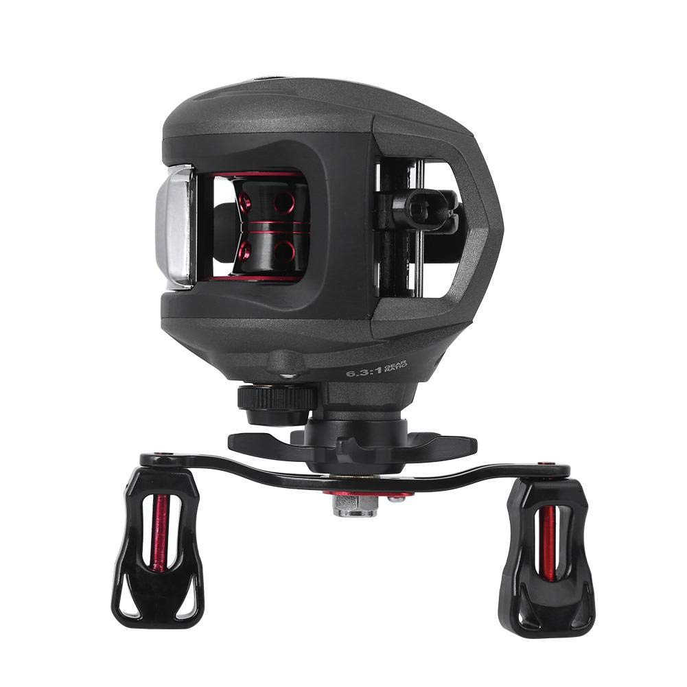 Keenso Reel, Ultralight Fast Speed Fishing Reel Fishing Reel Carbon Fiber Fish Bait Casting Reel Fishing Tool Accessory(RS100 Right) Fishing reels and fishing maintenance tools