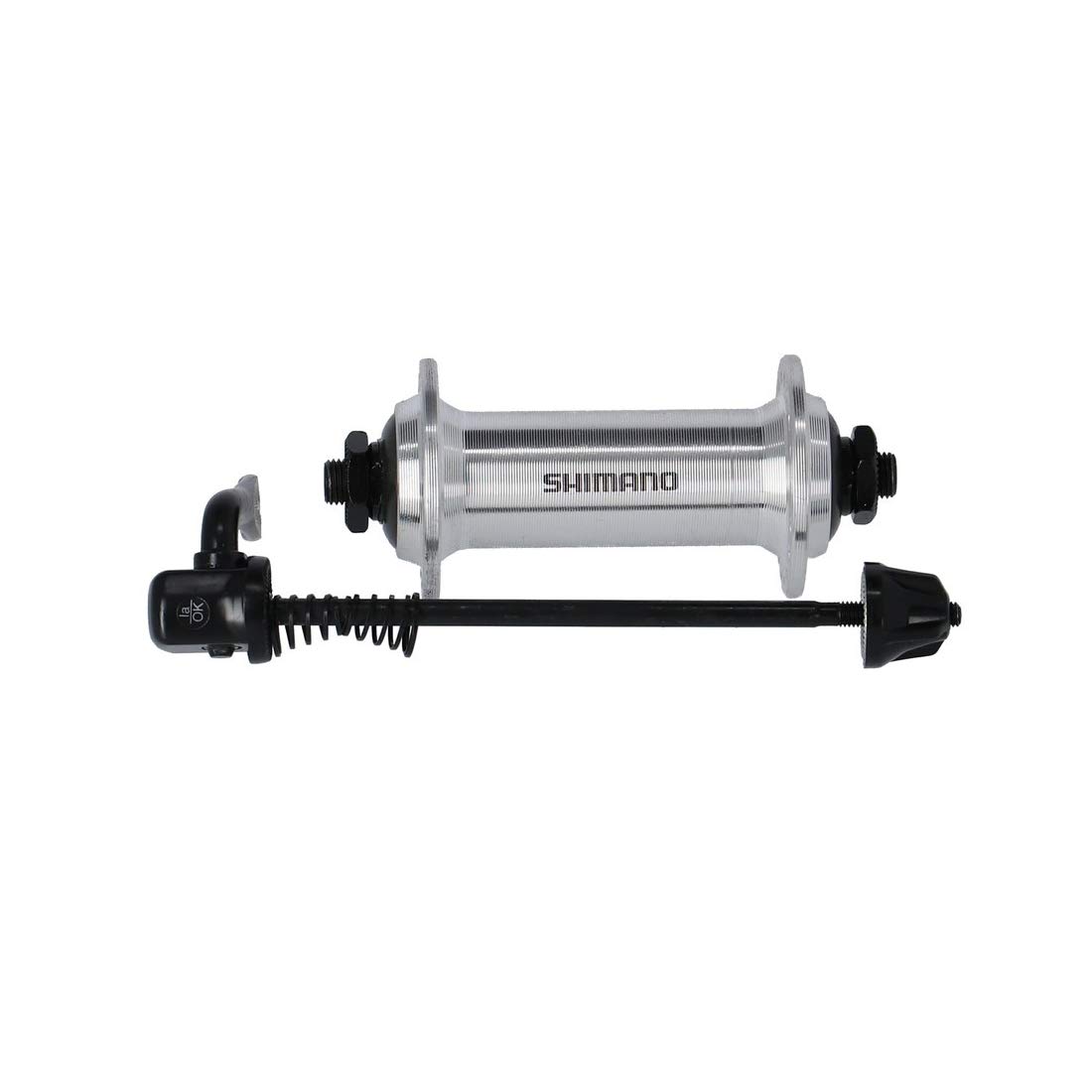 SHIMANO Unisex - Adult HB-TX 500 Front Hub, Silver, One Size