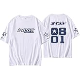 KPOP Skz Tshirt 5-Star New AlbumTee Minho Jisung Felix Hyunjin Bangchan Merch Tops for Women Men