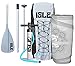 ISLE 11' Scout - Inflatable Stand Up Paddle Board - 6” Thick iSUP and Bundle Accessory Pack - Durable and Lightweight - Stable Wide Stance - Up to 240 lbs Capacity (Aqua 2017)