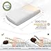Winjoy Contour Memory Foam Bed Pillow for Sleeping, Orthopedic Pillow for Neck and Shoulder Pain – Neck Pillow for Side Sleepers, Back and Stomach Sleepers, Cervical Pillow for Neck Pain, White