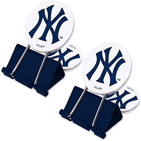 MyFanClip MLB New York Yankees Multi Purpose Clips (Pack of 2)