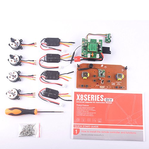 YouCute Brushless Motor Spare Part Kit for syma X8 Series X8C X8W X8G X8HC X8HG X8HW and X8AMG Rc Quadcopter Drone