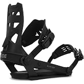 Ride A-8 Mens Snowboard Bindings, M, Black