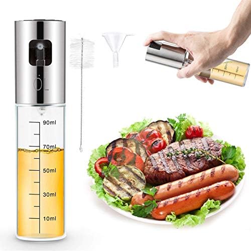 Oil Sprayer Bottle Oil Sprayer Dispenser Kitchen Olive Oil Mister for Cooking/Salad/BBQ/Baking/Grilling/Frying (100ml)