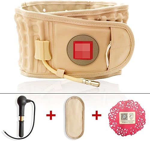 Christmas Gift ! Spinal Air Traction Belt Physio Decompression Waist Belt Back Brace Back Pain Lower Back Lumbar Support Back Massager