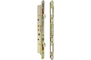 G.A.S Hardware 11-3/4" Multi-Point Mortise Lock with Face Plate and Keeper for Sliding Patio Glass Door | Two Point Keeper | 