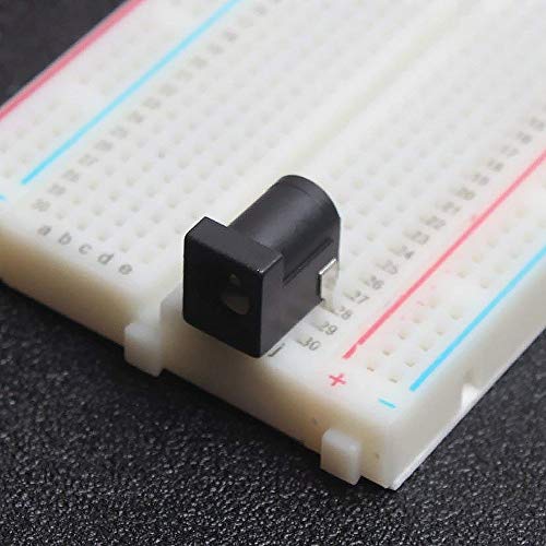 DIKAVS Breadboard-friendly 2.1mm DC Barrel Jack (Pack of 10)