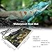 Reptile Tank Heating Pad - USB Reptile Under Tank Heat Mat Waterproof Terrarium Heater Reptile Heated Pad for Lizard, Gecko, Bearded Dragon, Chameleon, Corn Snake, Spider, Hermit Crab S