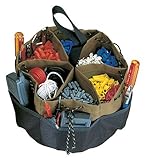 CLC Custom LeatherCraft 1148 Drawstring Bucket Bag, 18 Pocket