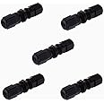 ANMBEST 5PCS M20 RJ45 Waterproof Cat5/5e 8P8C Connector IP67 Ethernet LAN Cable Connector Double Head Outdoor LAN Coupler Adapter Female to Female