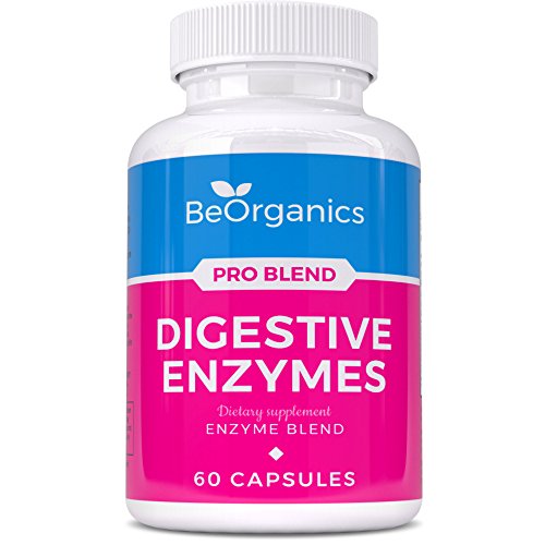 Digestive Enzymes - Essential Probiotic Supplement For Men & Women with Full Spectrum Makzyme Pro Blend - 60 Vegetarian Pills For Better Digestion*