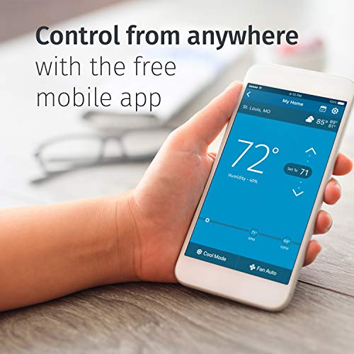 Emerson Sensi Wi-Fi Smart Thermostat for Smart Home, Pro Version, Works with Alexa, Energy Star Certified - View 12