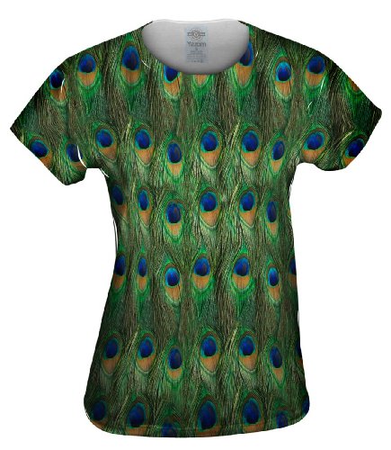 Yizzam- Peacock Feathers -TShirt- Womens Shirt-3X