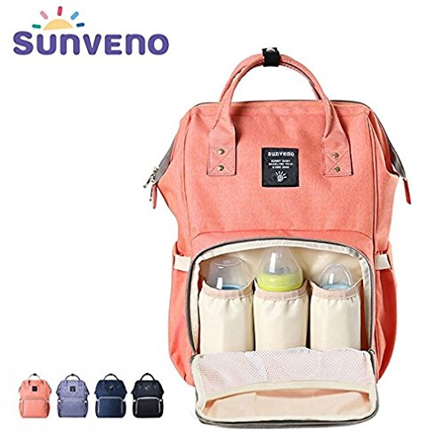 Sunveno mummy backpack baby diaper nappy changing handb…