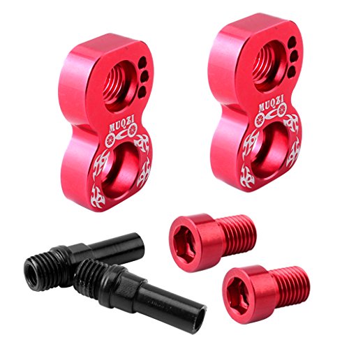 Seafard Adjustable Bike Disc Brake Frame Mounting Holder Wheelset V Brake Lengther - Red