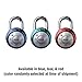 Master Lock 1561DAST Locker Lock Combination Padlock, 1 Pack, Colors May Vary