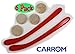 Carrom Nok Hockey Replacement Equipment Set Includes 2 Sticks, 4 Pucks & Bonus 
