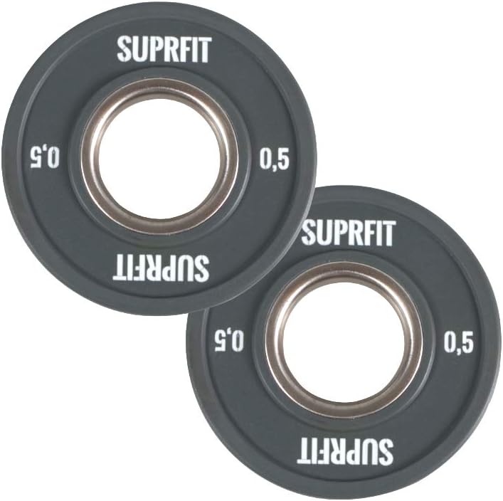 Suprfit Mini PU Bumper Plates Single Weight: 0.5-2.5 kg 50 mm receptacle