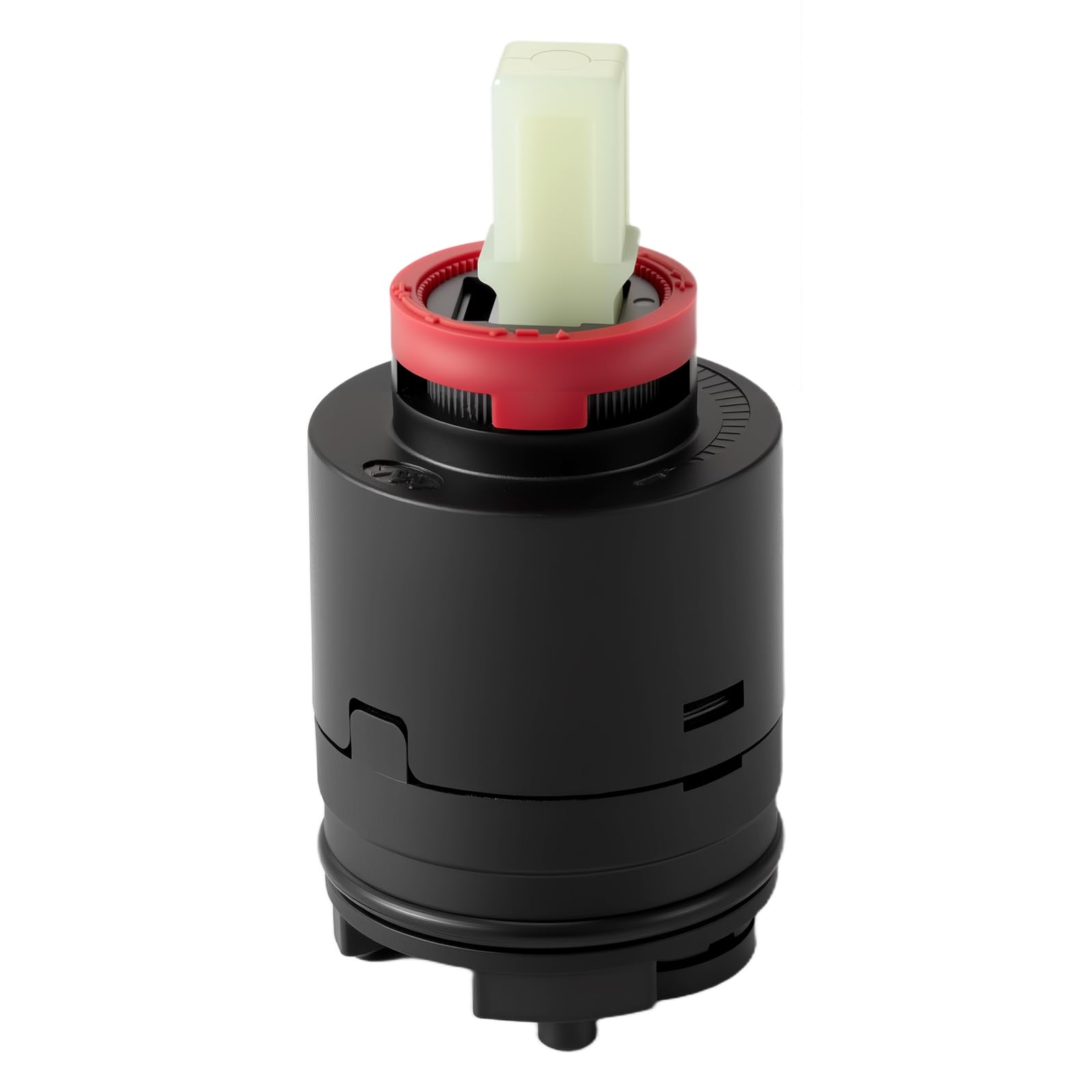 Photo 1 of N40HKC Shower Cartridge Replacement, 40 mm Tub/Shower Faucet Cartridge, for Ceramic Single Lever Tub/Shower Faucet, Shower Mixer Valve, Height 79 mm Width 40 mm Black