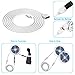 Fntek LED Strip Connector Kit for 5050 RGB 4 Pin 10mm,with RGB Splitter Cable, LED Strip Jumper, T and L Shape Connector, 9 Types Accessories for LED Connector