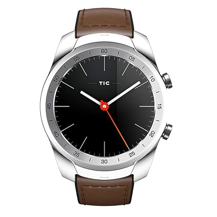 Compatible with Ticwatch Pro Watch Case, Slim Ultra Light TPU Protective Case Bumper Shell Cover for Ticwatch Pro Smartwatch (Silver)