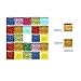 Dreamtop 160g Assorted Colors Mosaic Tiles Glitter Glass Mosaics with Storage Box for DIY Craft Decoration,10 x 10 mm