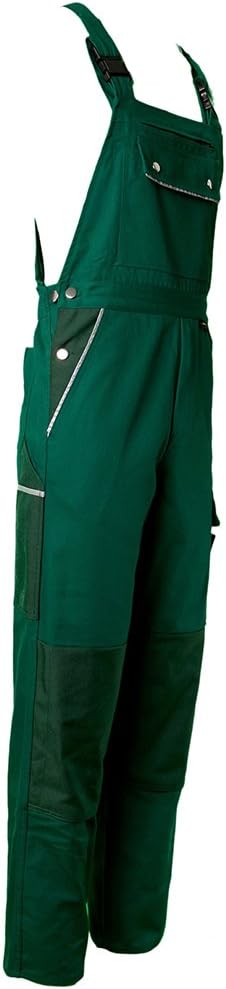Planam 2131025 Size 25 "Canvas 320" Dungarees - Green - Image 3