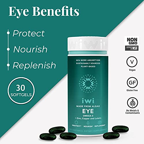 iwi Eye Multivitamin Supports Eye Strain, Dry Eye & Vision Health