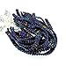 CzechMate 3mm X 6mm Brick Glass Czech Two Hole Bead - Iris Blue (50 Beads)