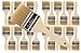 Pro Grade - Chip Paint Brushes - 24 Ea 2.5 Inch Chip Paint Brush Light Brown
