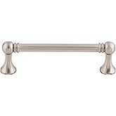 Top Knobs M1259 Asbury Collection 3-3/4" Grace Pull, Brushed Satin Nickel
