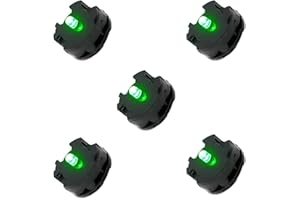 Larimuer 5 Pieces LED Units for Gundam Models Kits, MG LED Unit Set for Gundam 00 MG GN-X Light Up Certain Models Hobby Accessories (Green)