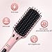 Hair Straightener Brush, JOYYUM Electrical Ionic Heated Irons Hair Straightening Brush with Fast Heating, PTC Ceramic Technology, Auto shut-off, Frizz-Free Hot Air Brush for Home Salon, Champane Goldthumb 3