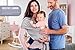 BABYWAYBE Wrap Sling Carrier for Infants and Newborn - Perfect Shower Gift - Breathable Soft Stretchy Carrier - Safe and Easy to Use - 4-in-1: Soft Carrier, Baby Sling, Postpartum Belt, Nursing Cover