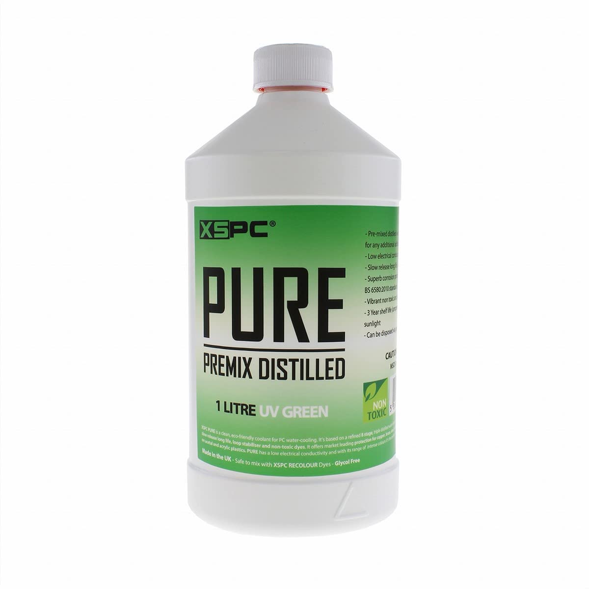 XSPC Pure Premix Distilled PC Coolant, 1 Liter, UV