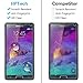 HPTech Galaxy Note 4 Screen Protector - (2-Pack) for Samsung Galaxy Note 4 Tempered Glass Screen Protector Bubble Free 9H Hardness with Lifetime Replacement Warranty
